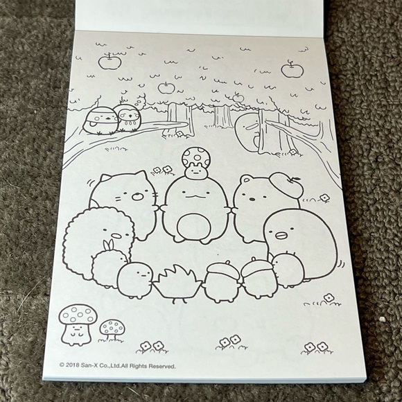 Sumikkogurashi Mini Coloring Book Officially Licensed San-X Japan Exclusive Cute - Picture 6 of 12